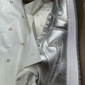 Jordan Silver Metallic Men's Sneakers
